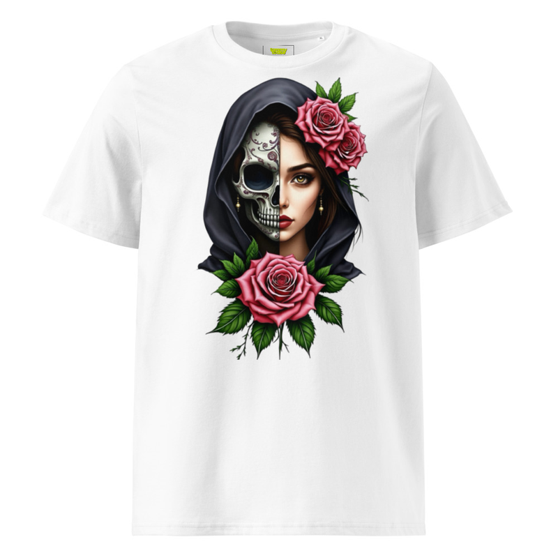 Half to Death White Short Sleeve Graphic Tee