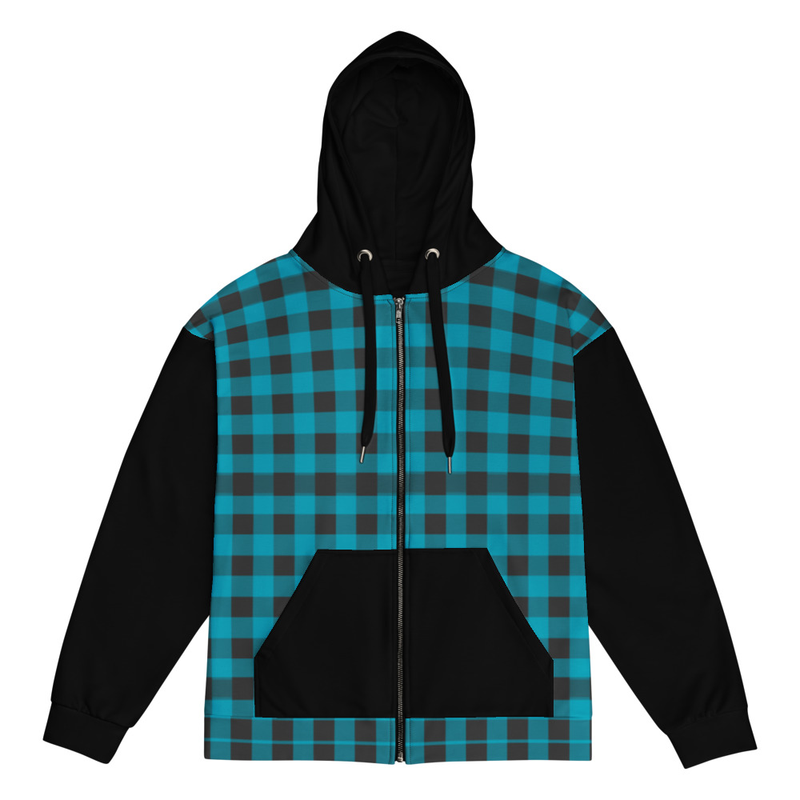 The Kimberly Check Zip Hoodie