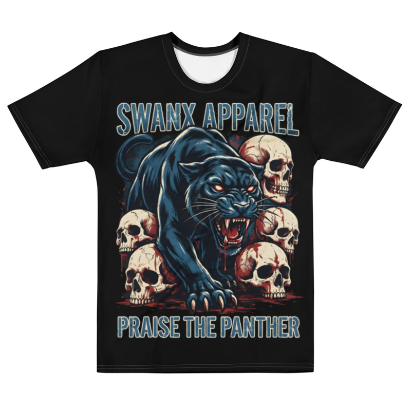 Praise the Panther Black Graphic Tee