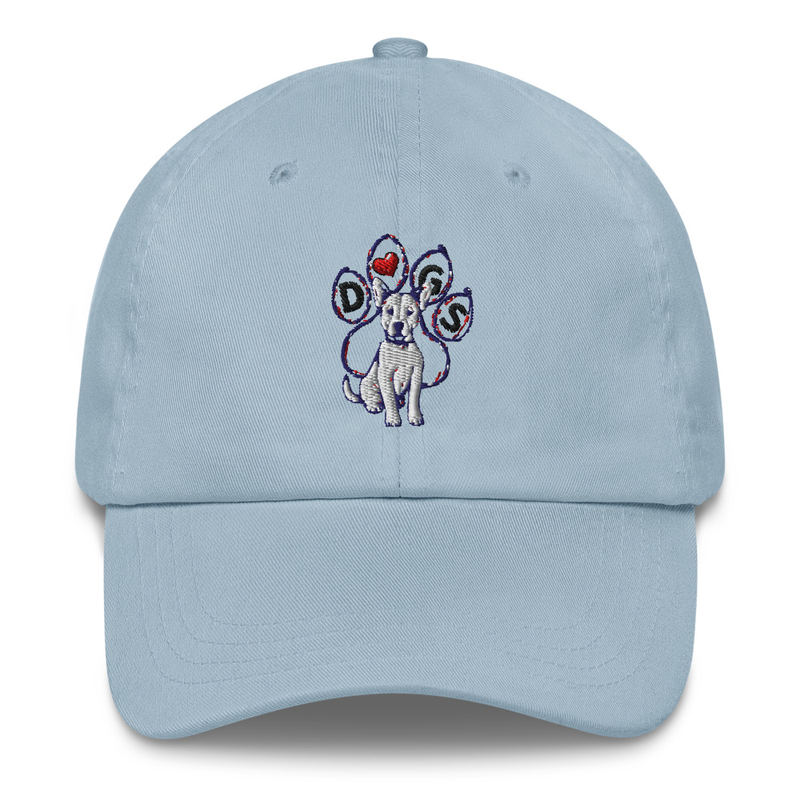 Dogs Dad Hat in Light Blue