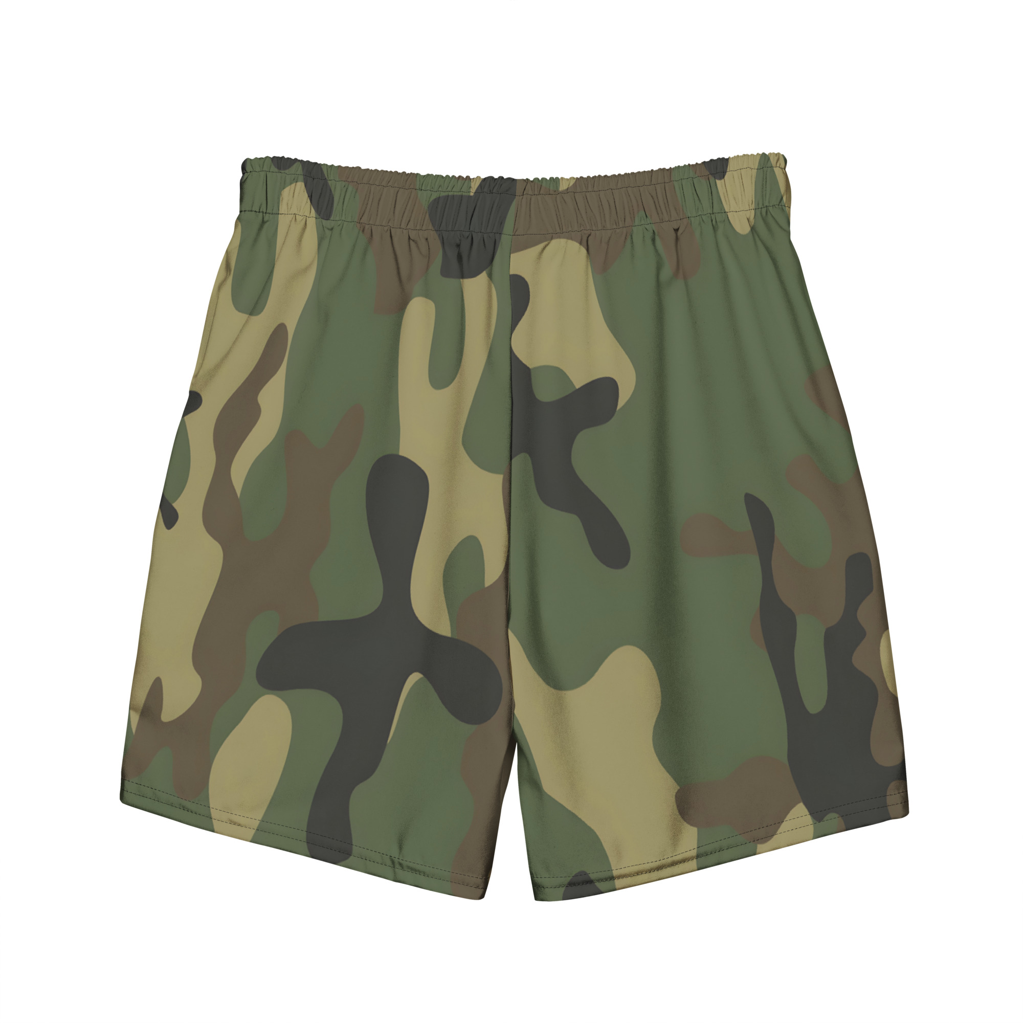 Sustainable Camouflage Swim Trunks