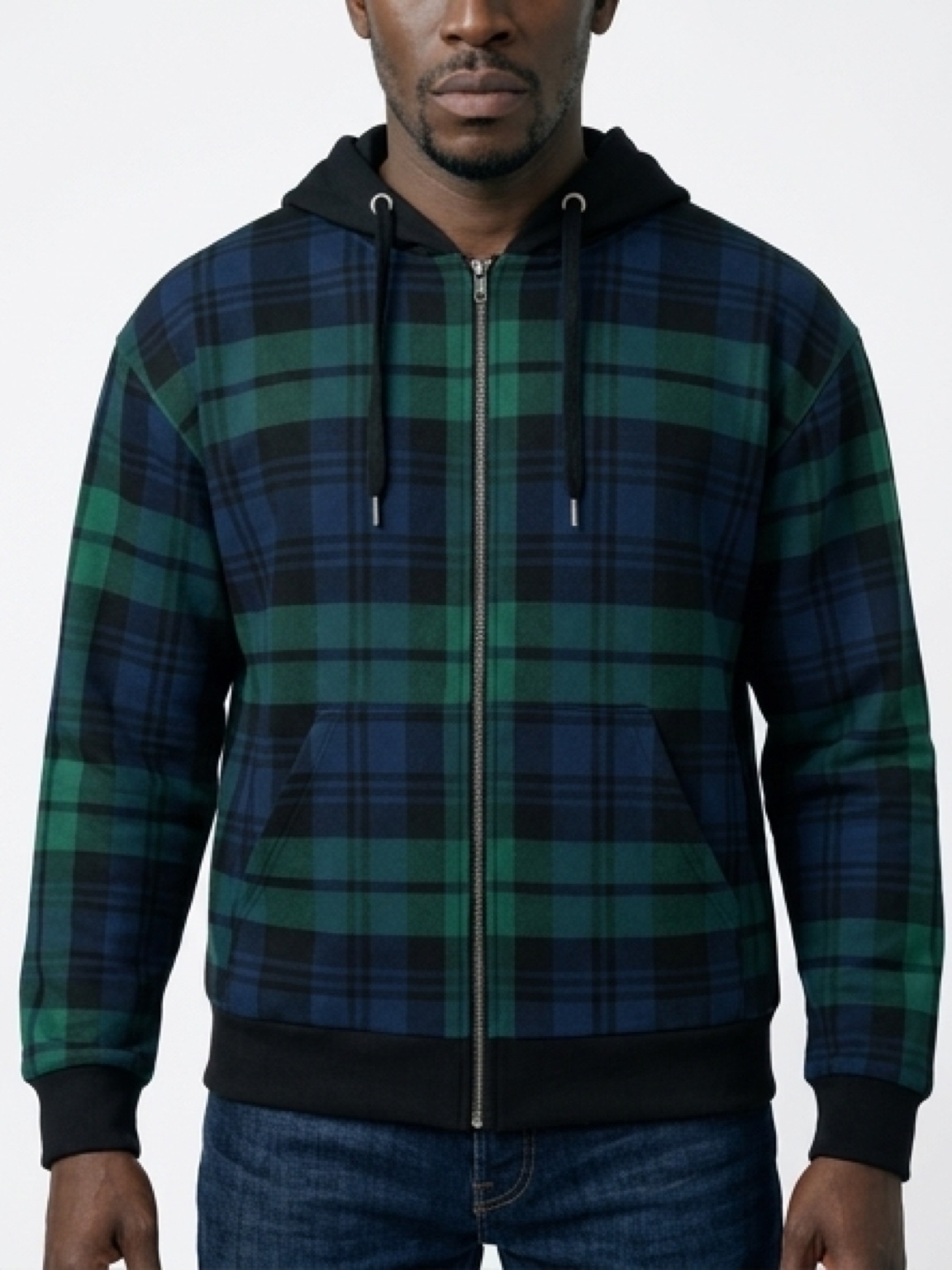 The Judd Check Zip Hoodie