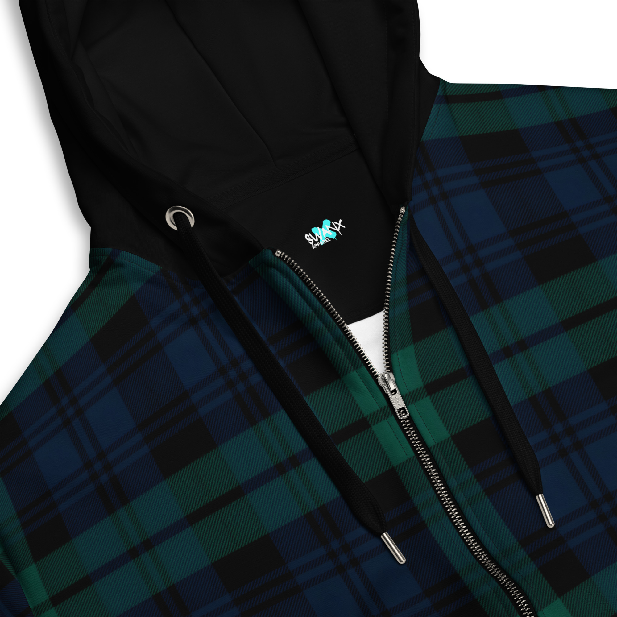 The Judd Check Zip Hoodie