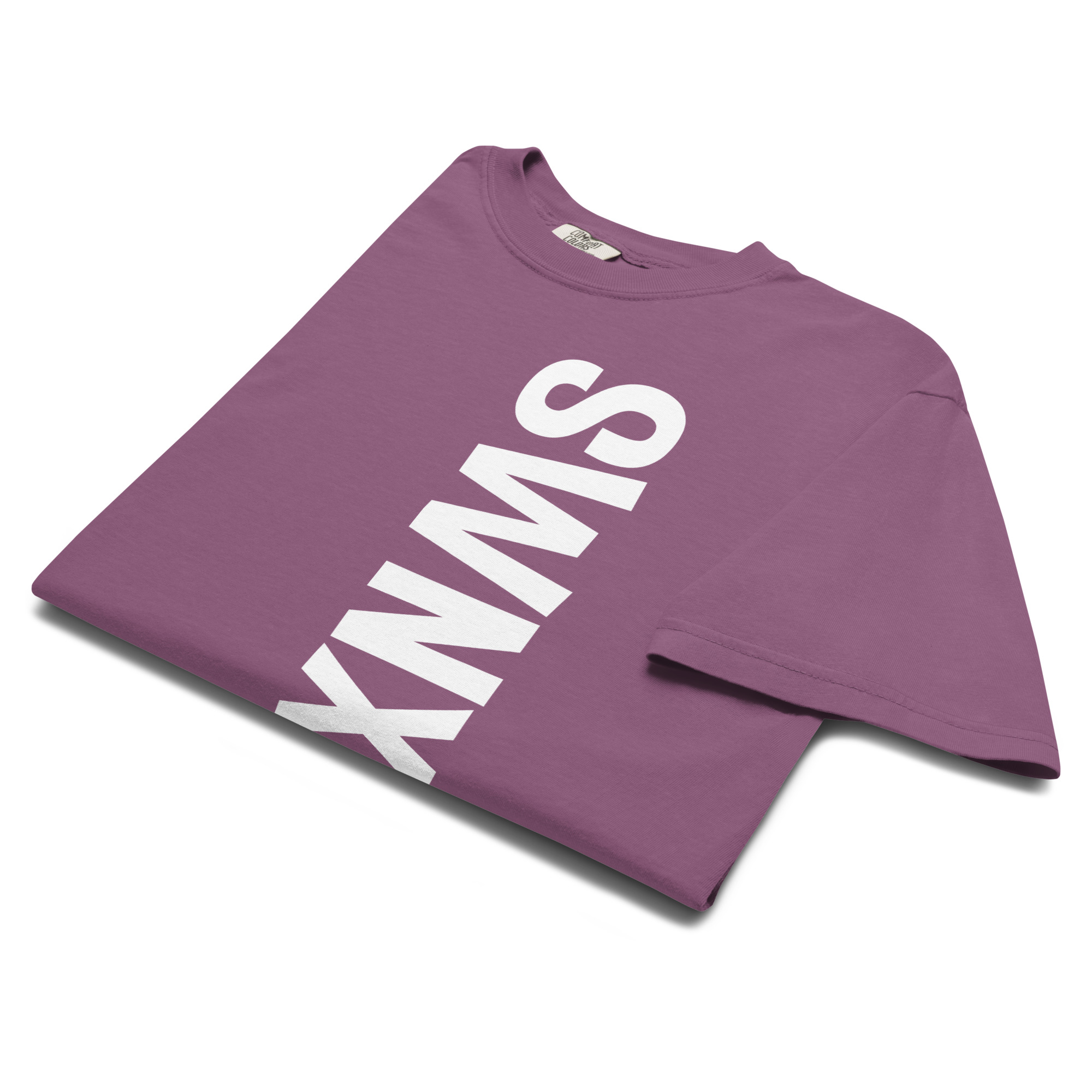 Minimalistic SWNX Heavyweight Graphic Tee -- Berry