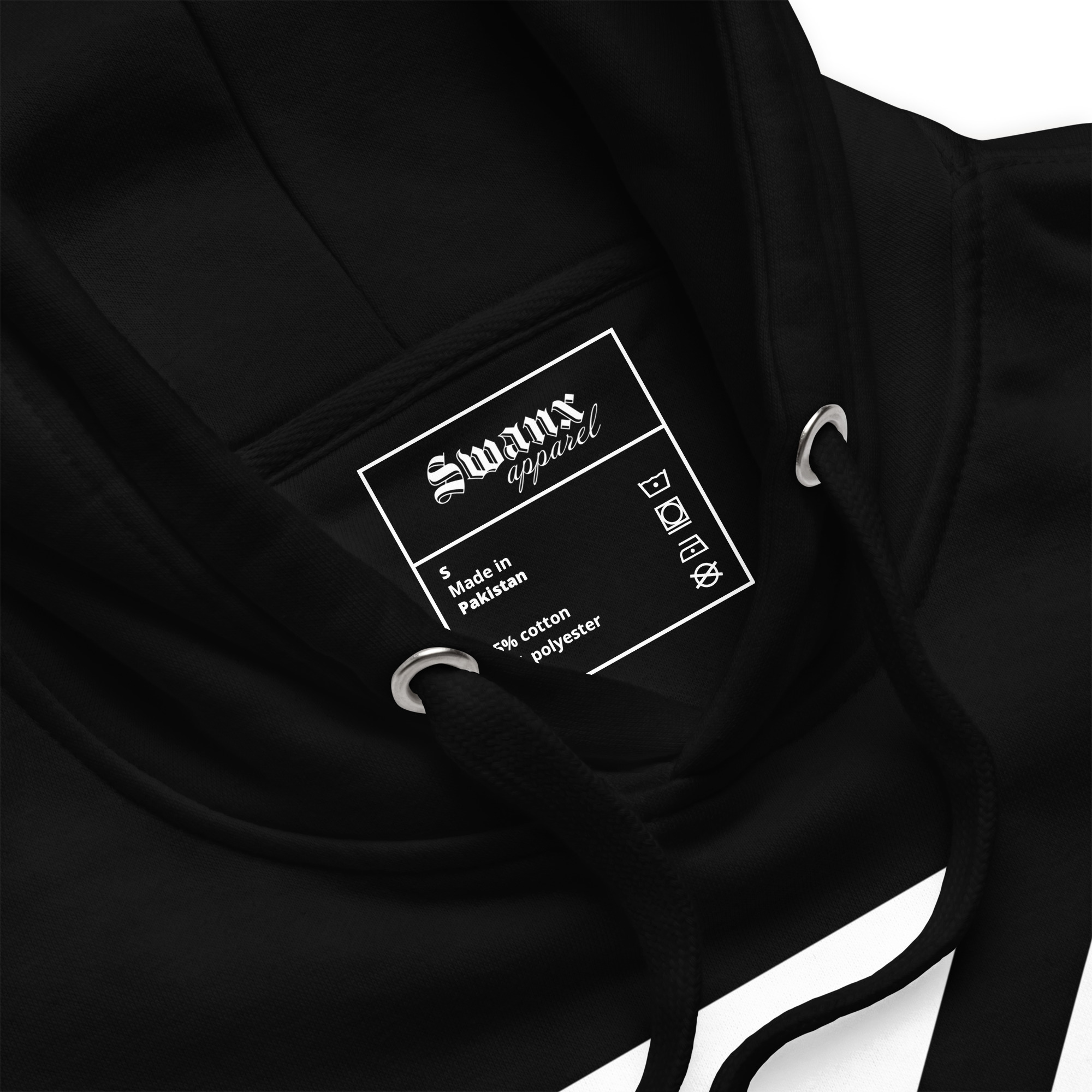 Black Monogram Hoodie