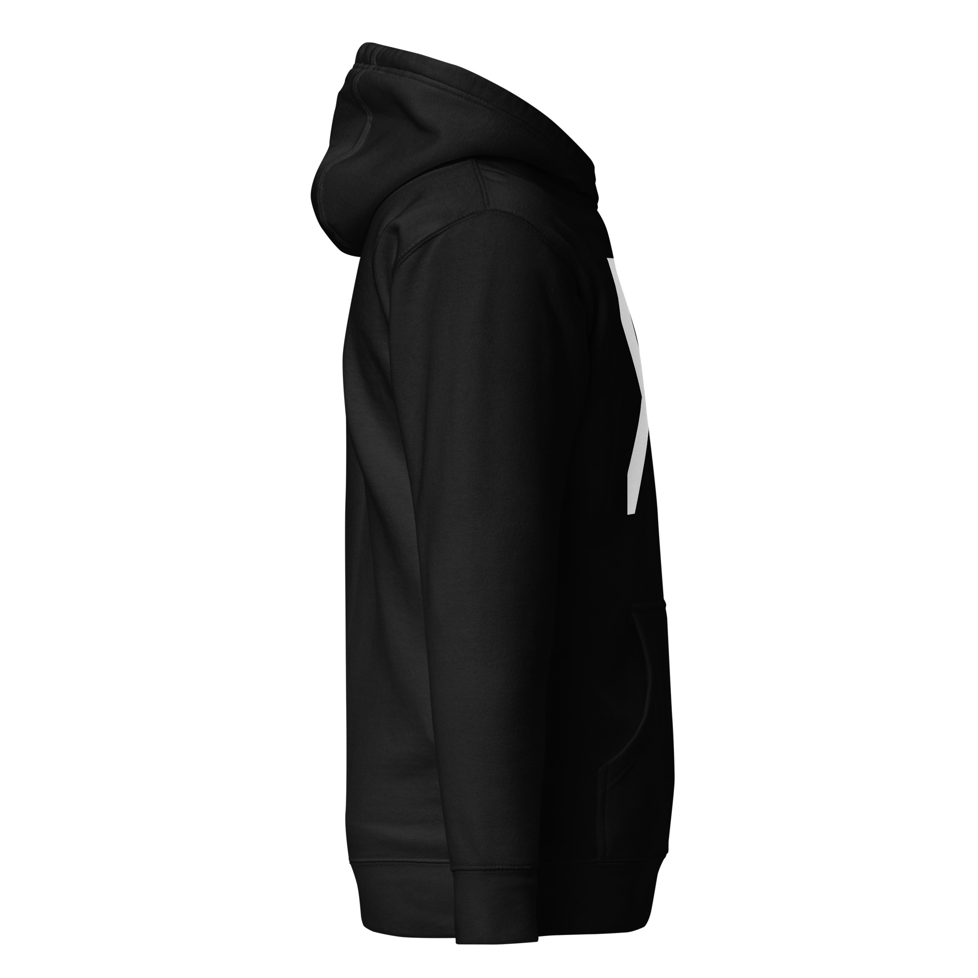 Black Monogram Hoodie