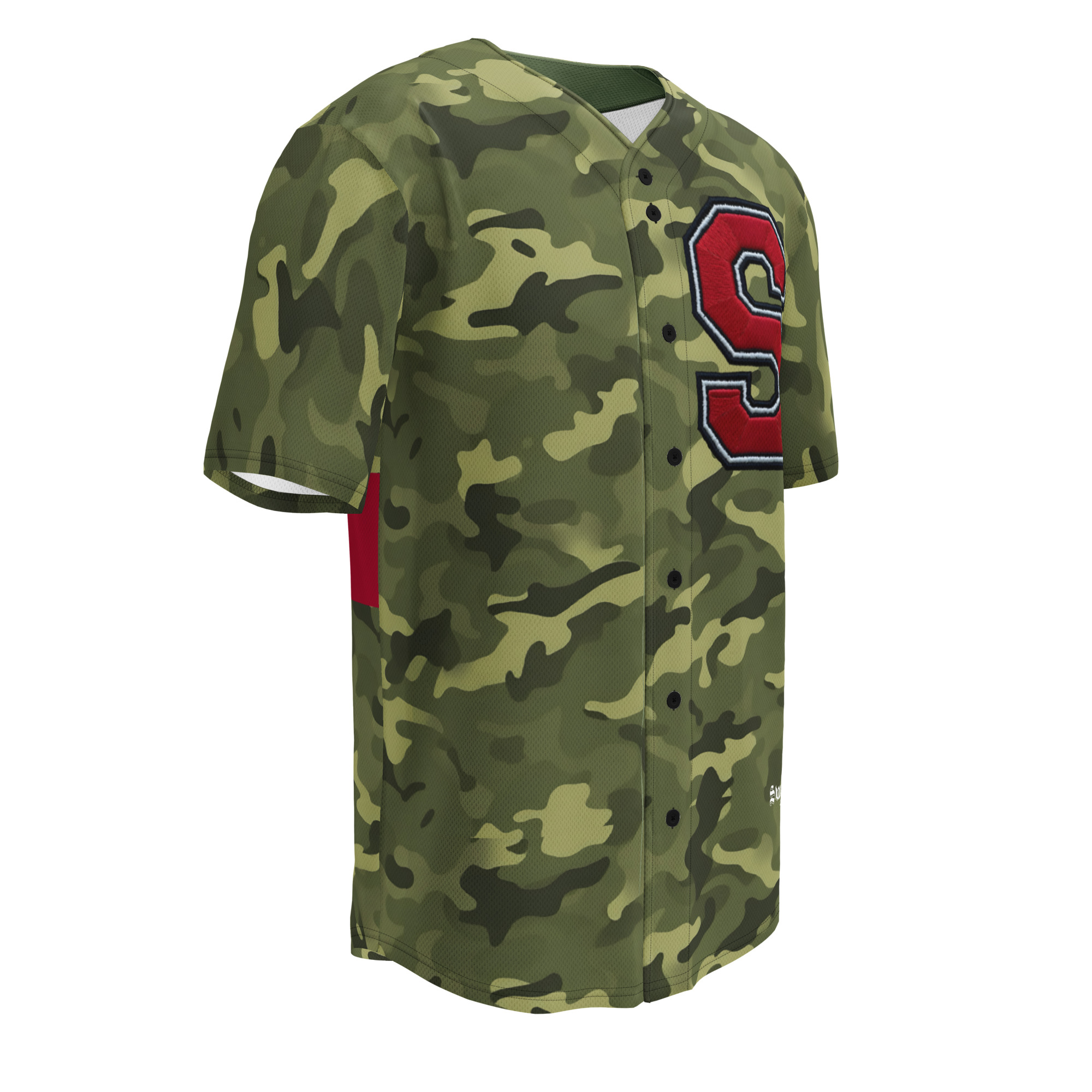 Swanx Camo American Baseball Jersey