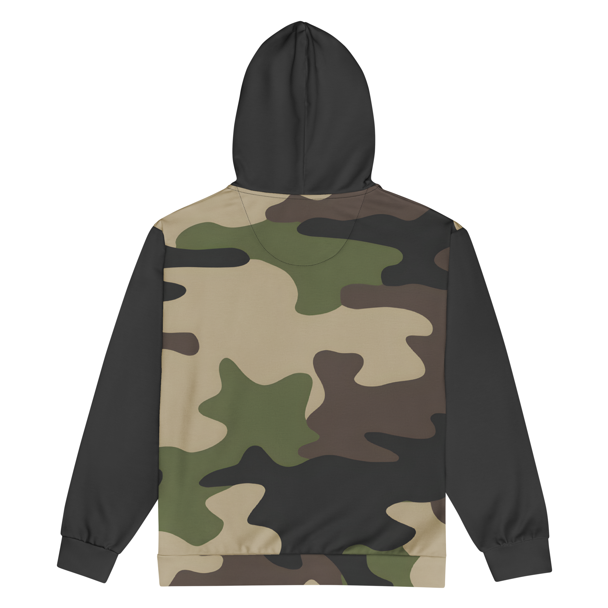 Camouflage Zip-Up Hoodie