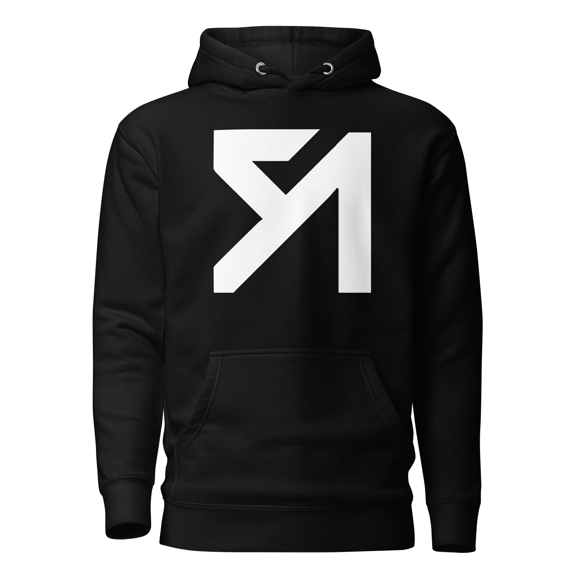 Black Monogram Hoodie