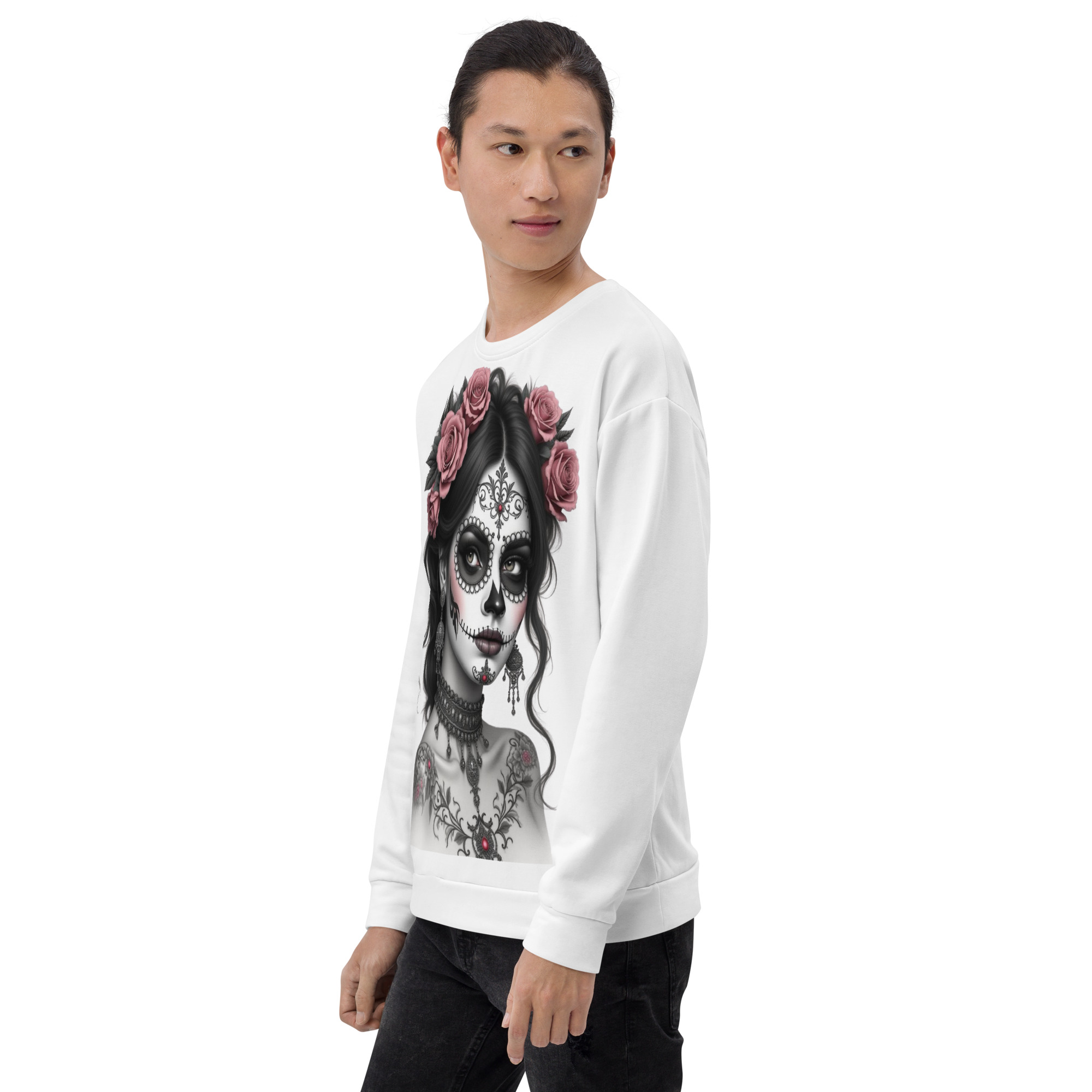 Sugar Rose Pullover Graphic Sweatshirt