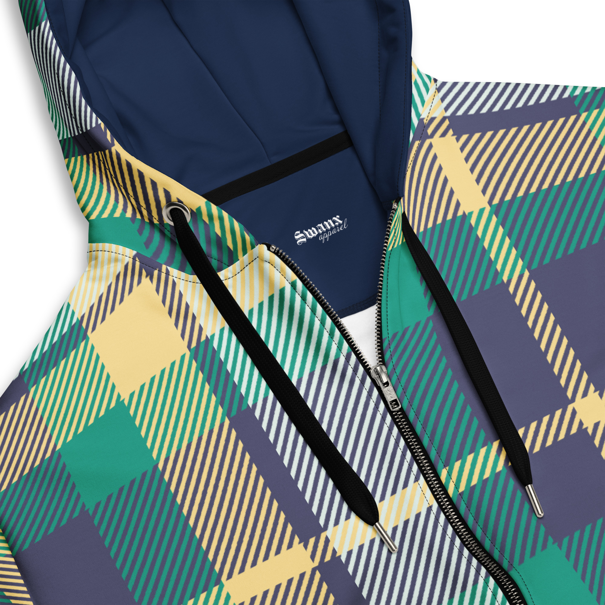 The Collin Check Zip Hoodie
