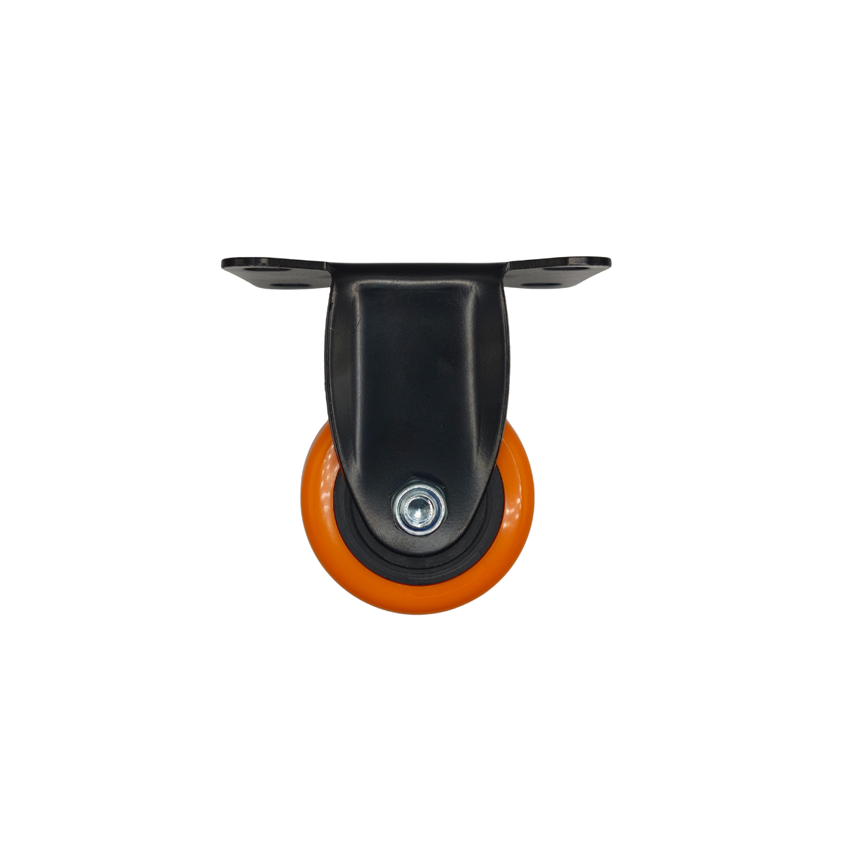 Rodaja Fija Poliuretano Naranja C/Balero 2-1/2 x 1-1/4"