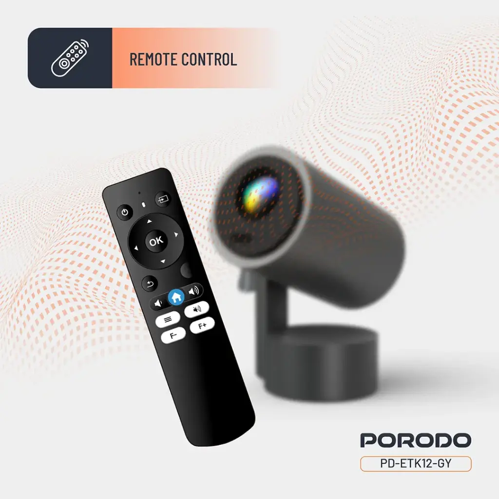Porodo 65W 3" Smart Projector
