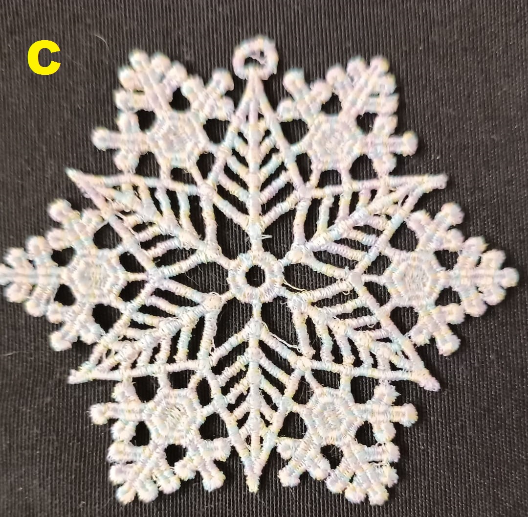 Lace fiocchi di neve