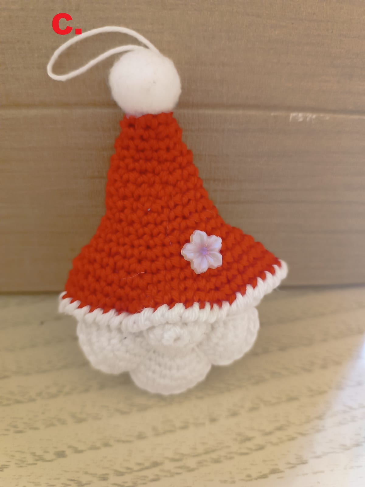 Gnomi all'uncinetto per albero di natale