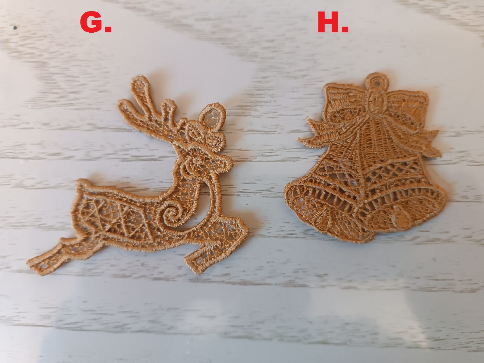 Embroidered Lace Ornamento