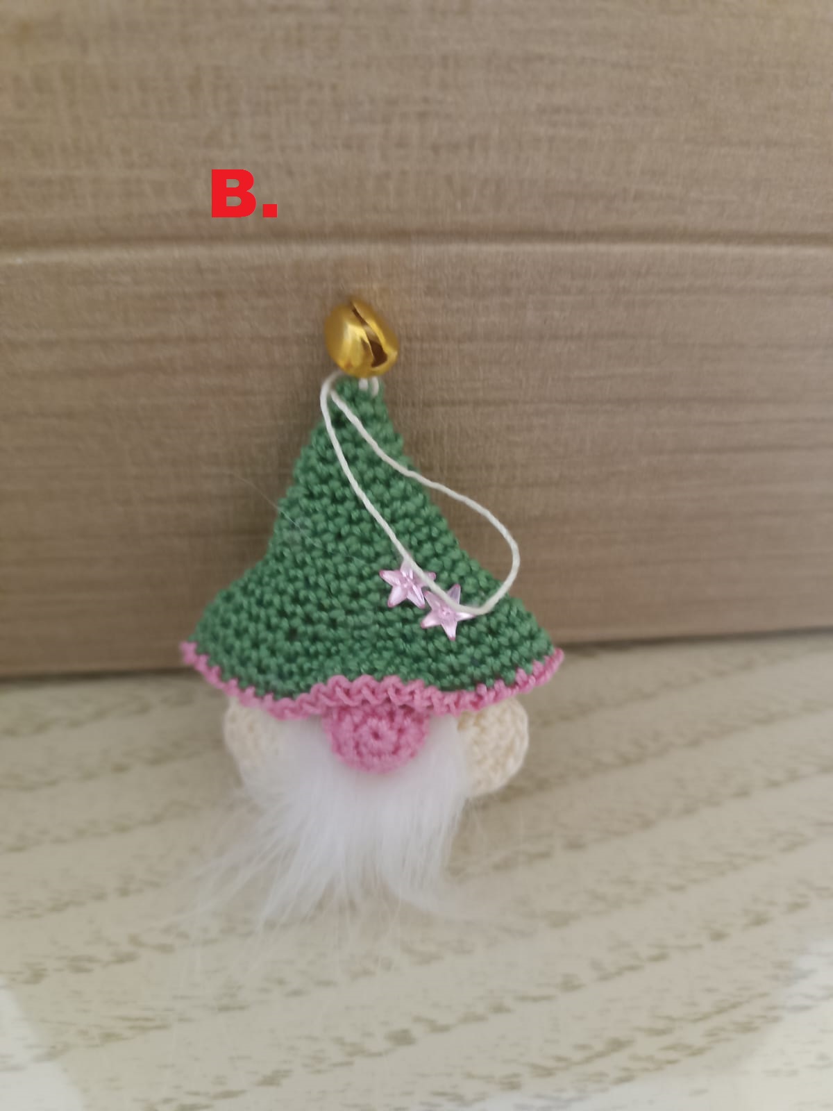 Gnomi all'uncinetto per albero di natale