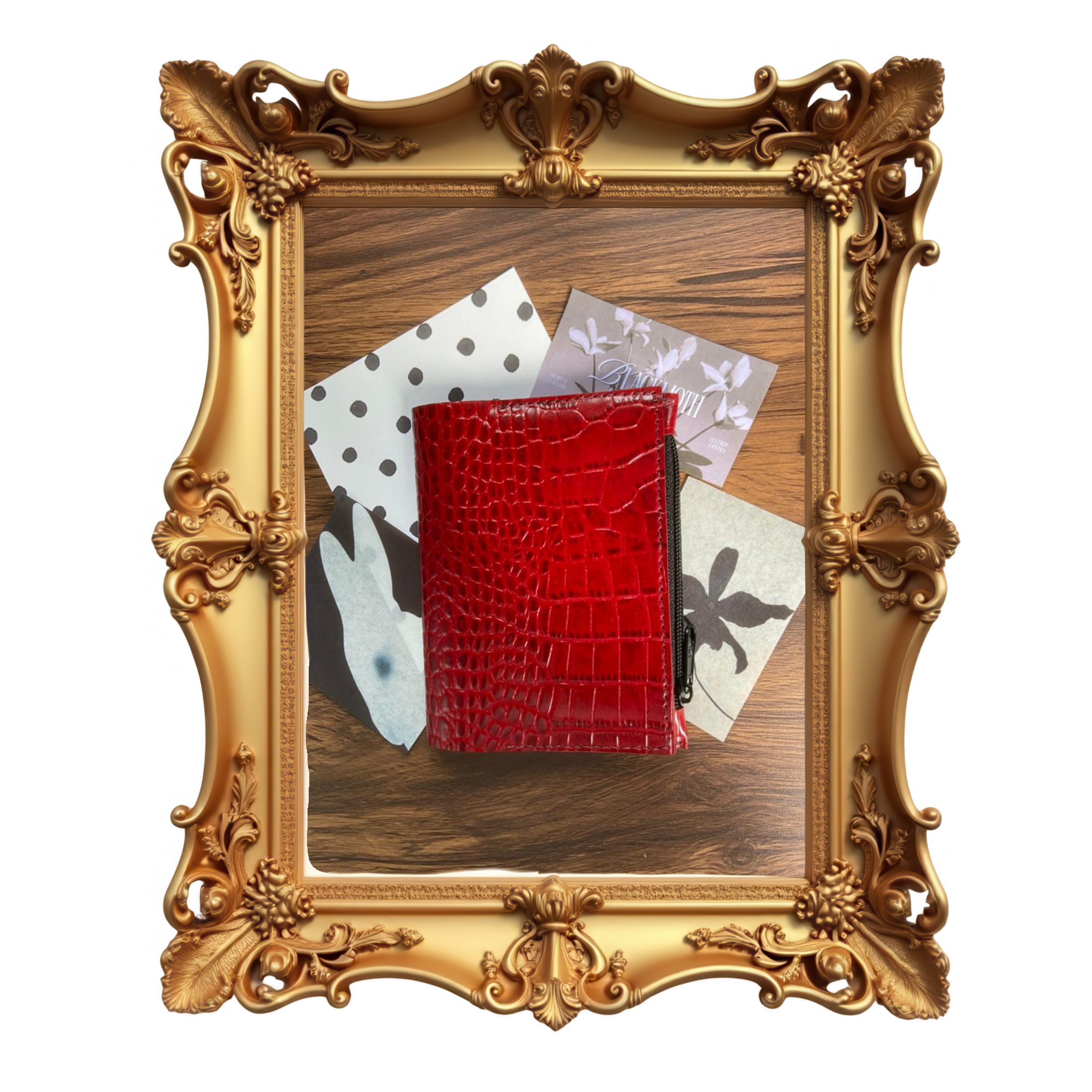 GLOSSY RED PORTFOLIO (A6 ONLY)