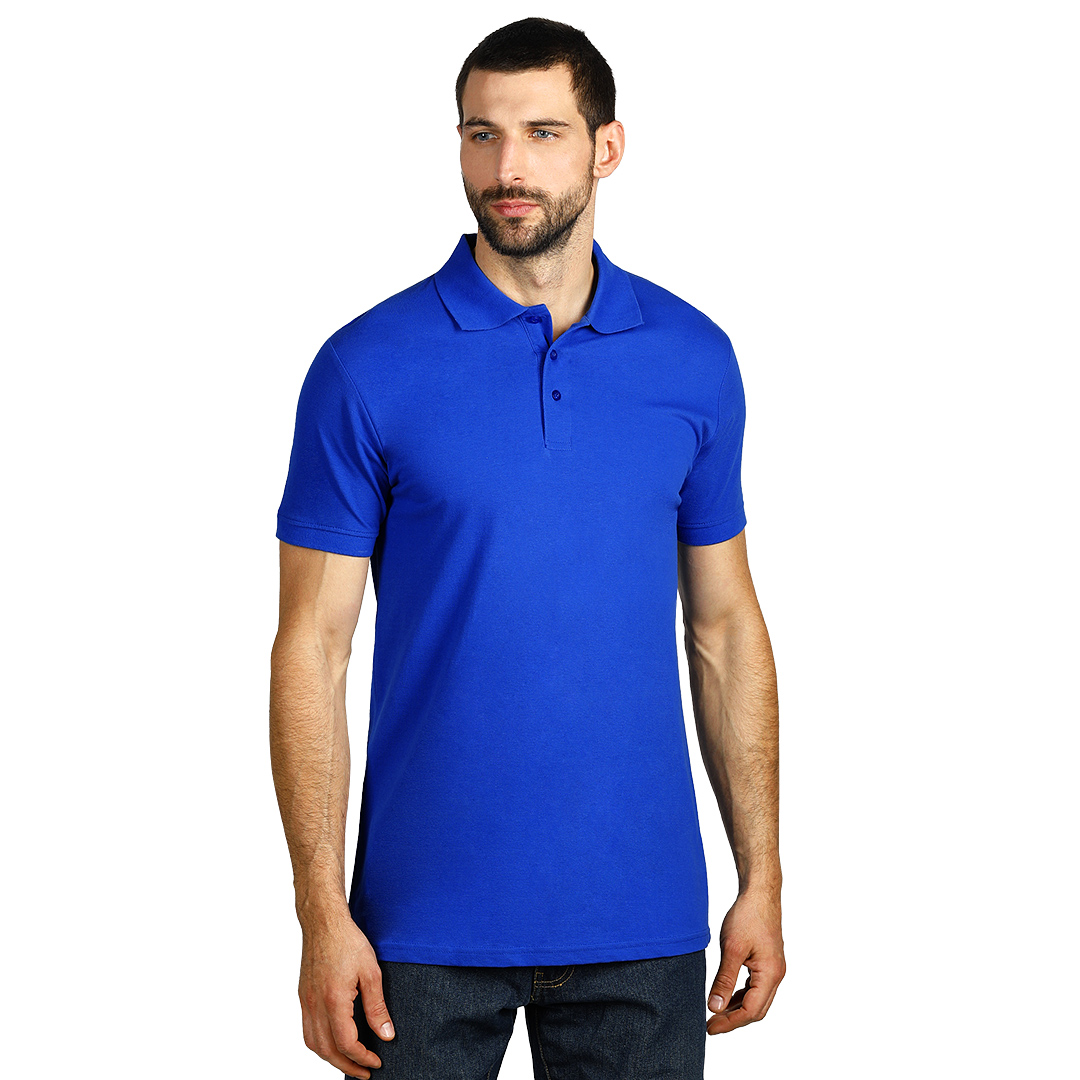 Polo e personalizuar AZZURRO II – 100% pambuk, 180 g/m² me dizajn profesional