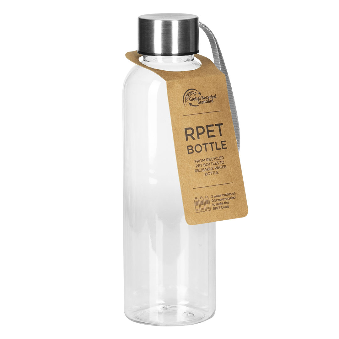 Shishe H2O PLUS e Personalizuar – Shishe uji ekologjike RPET, 550 ml