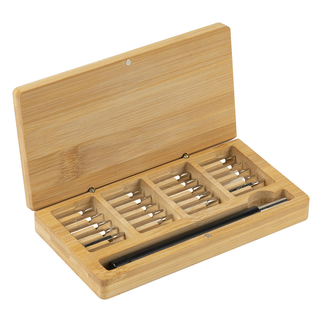 BOXICA – set tournevisesh bambuje me koka te nderrueshme