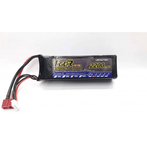 Tiger Power 2s Lipo 2200 mah 45c (softpack)