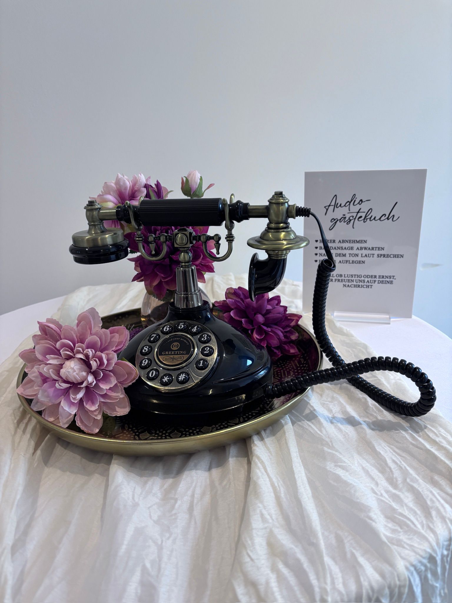  Audio Gästebuch für Hochzeiten (schwarz)