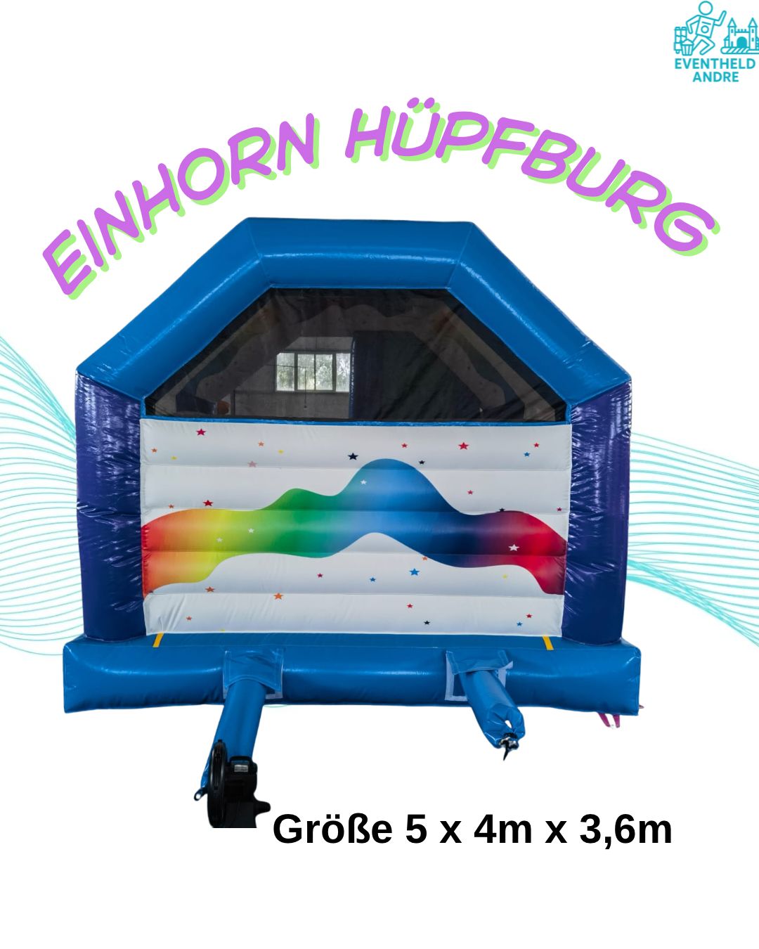 🦄 Einhorn Hüpfburg