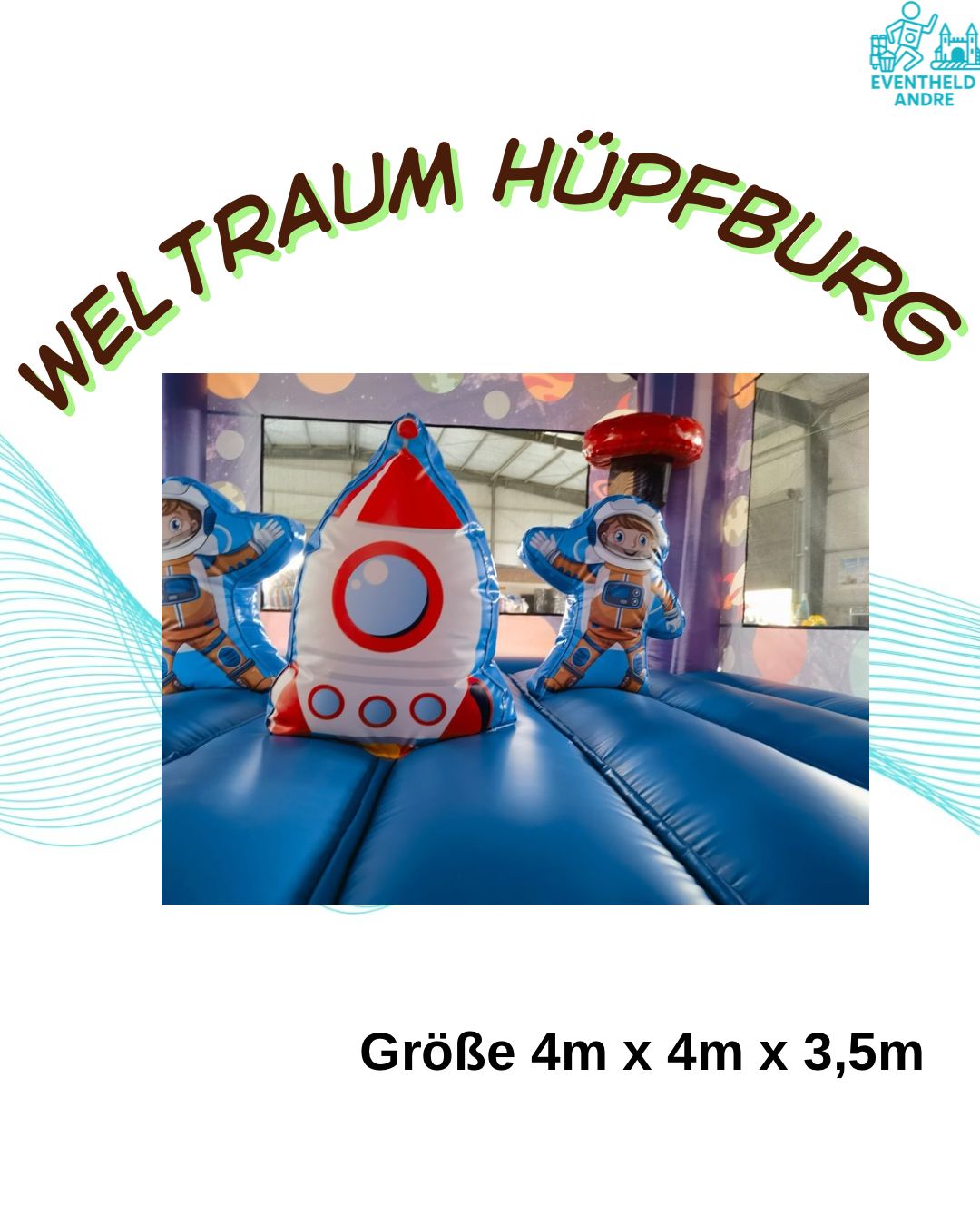 🚀 Weltraum Hüpfburg