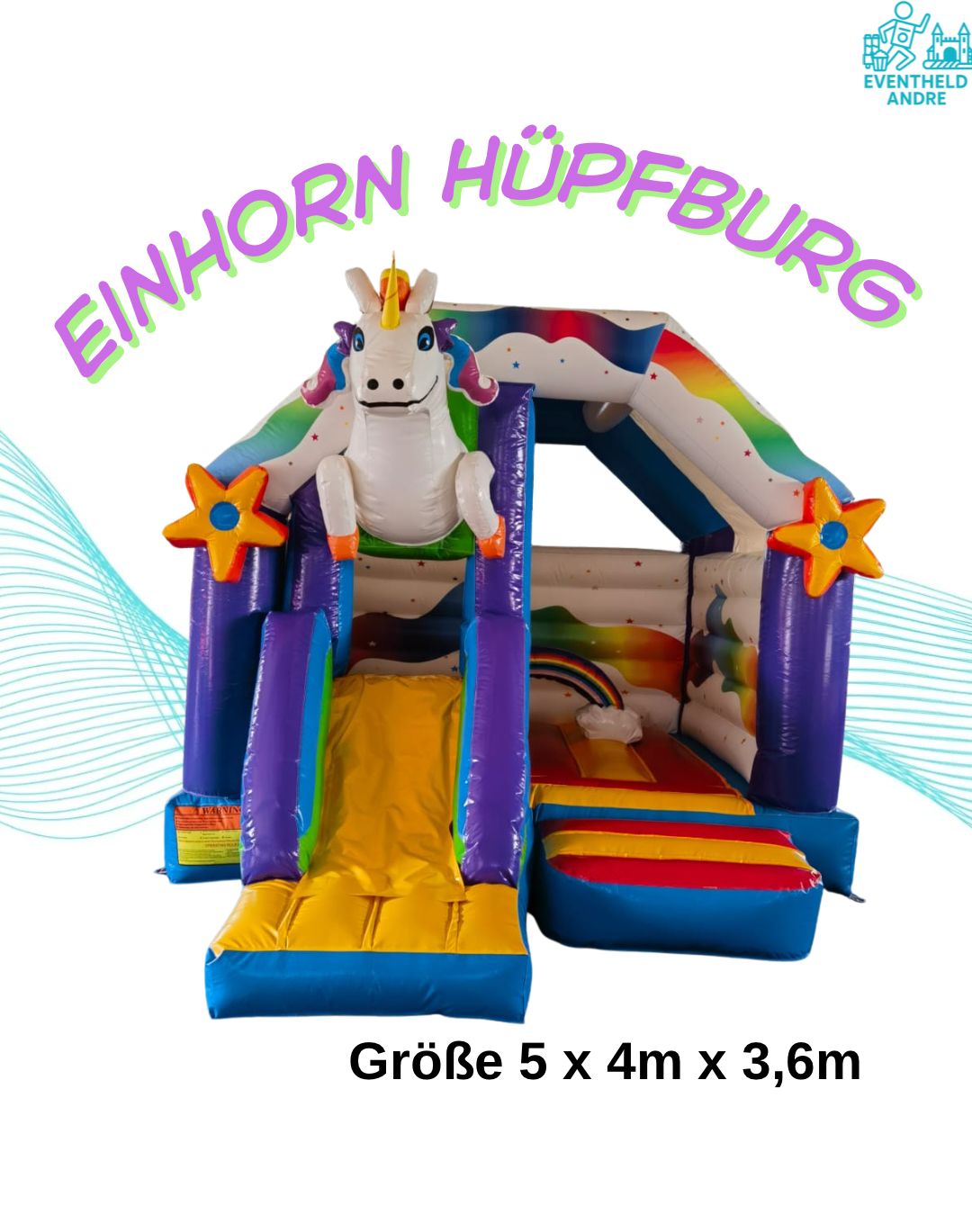 Einhorn Hüpfburg
