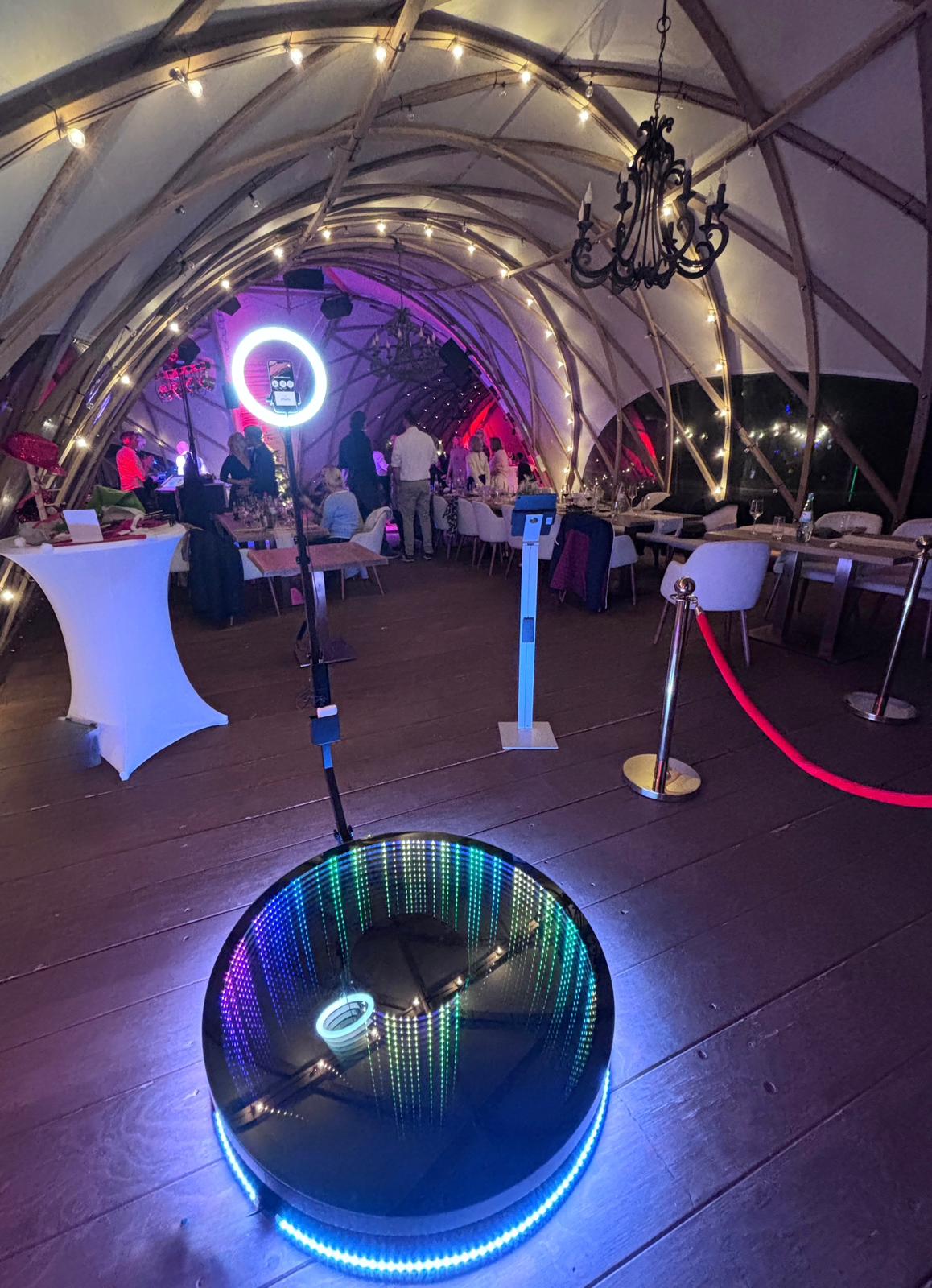 360° Infinity Glass Fotobox