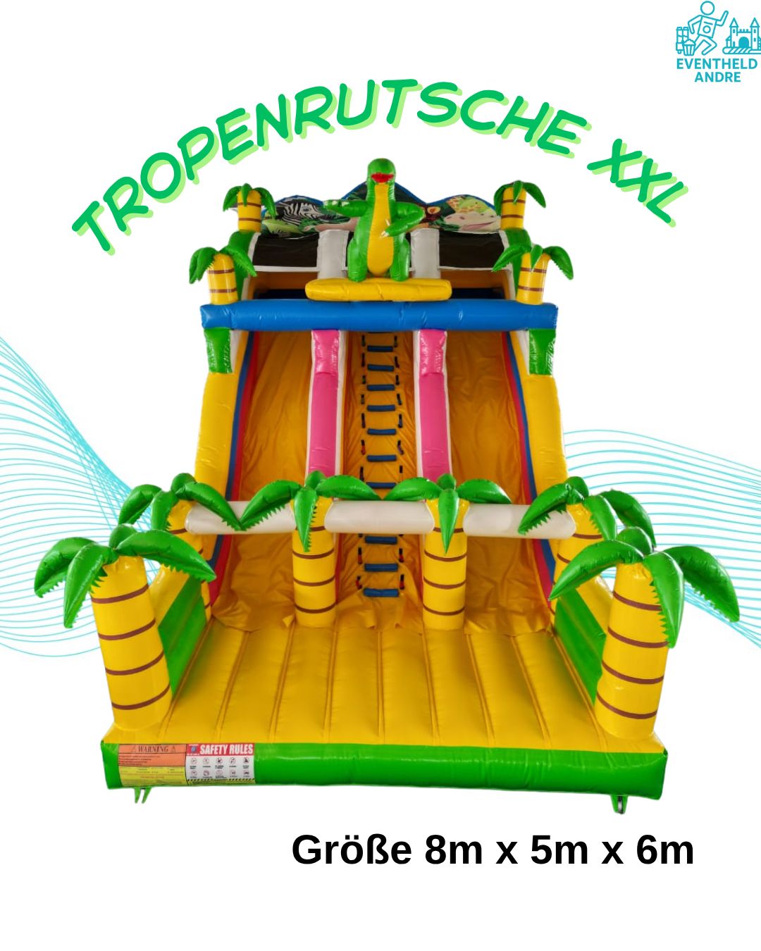 🌴 Tropenrutsche XXL
