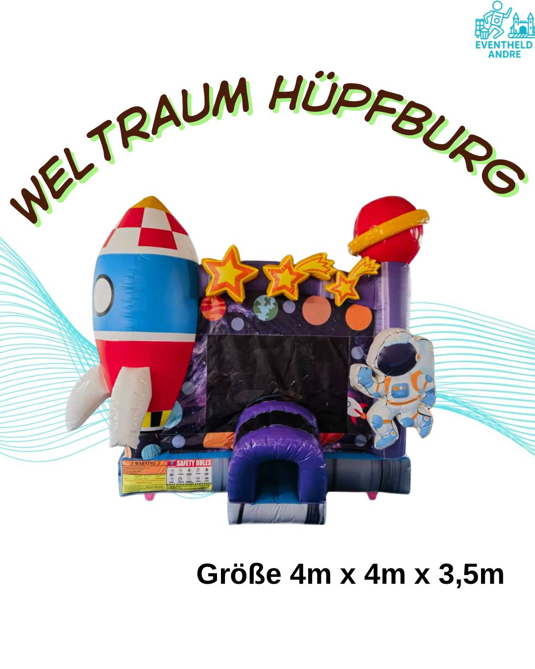 🚀 Weltraum Hüpfburg