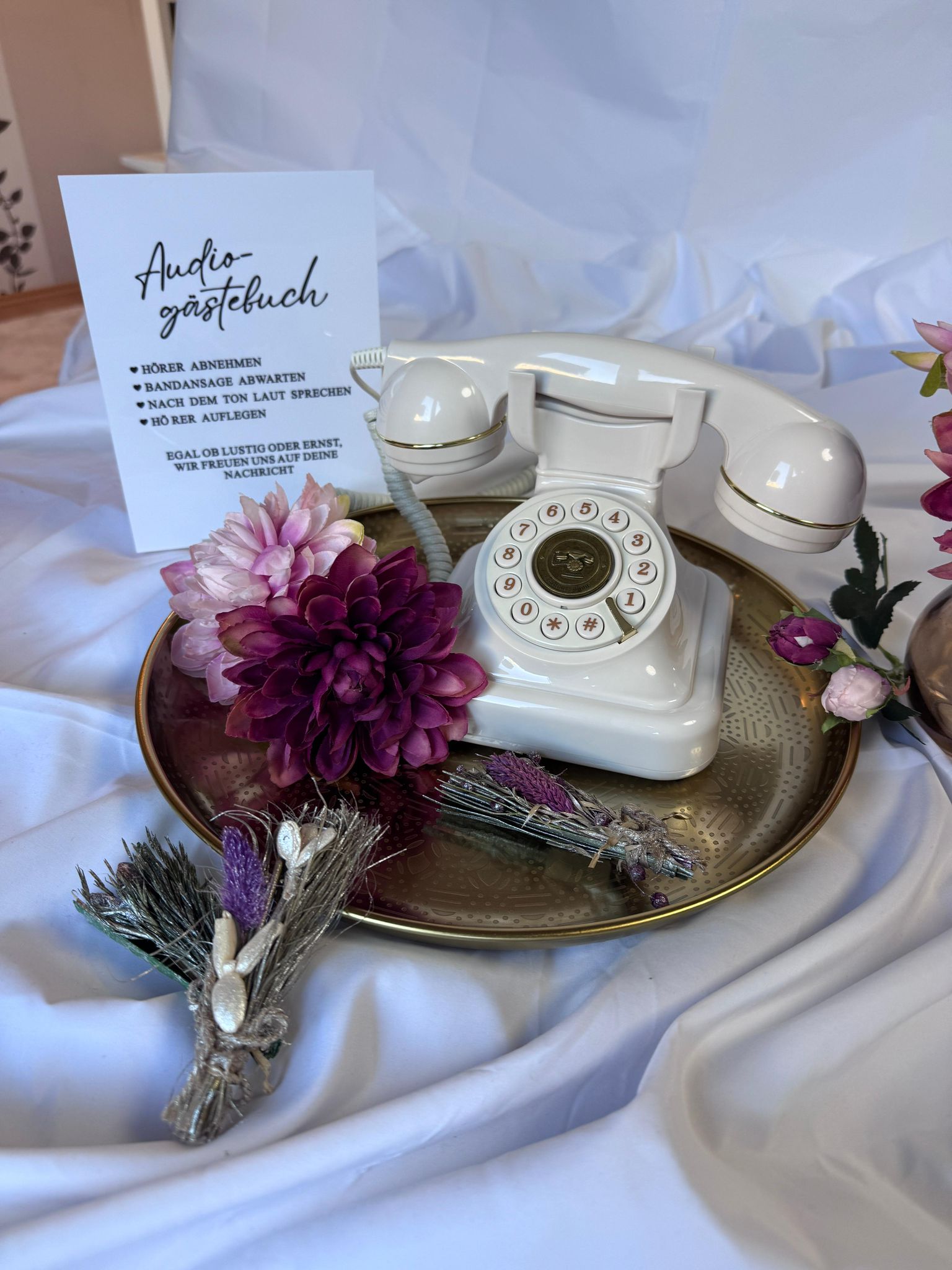 💍 Audio Gästebuch für Hochzeiten