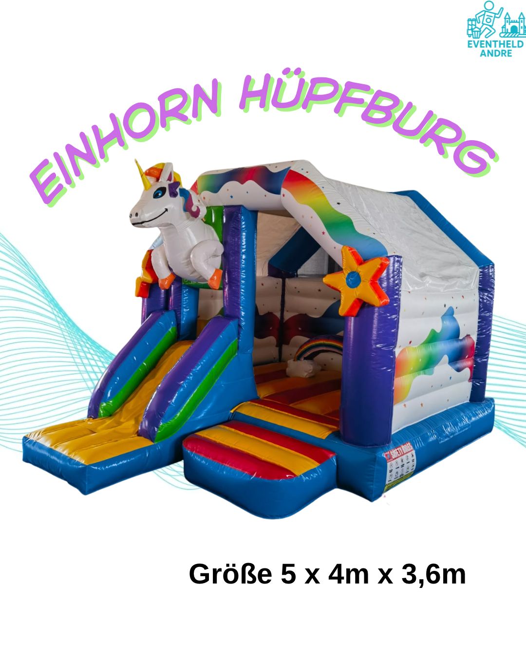 🦄 Einhorn Hüpfburg