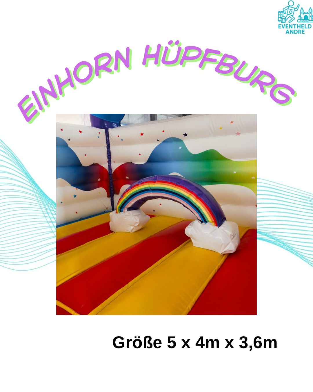 Einhorn Hüpfburg