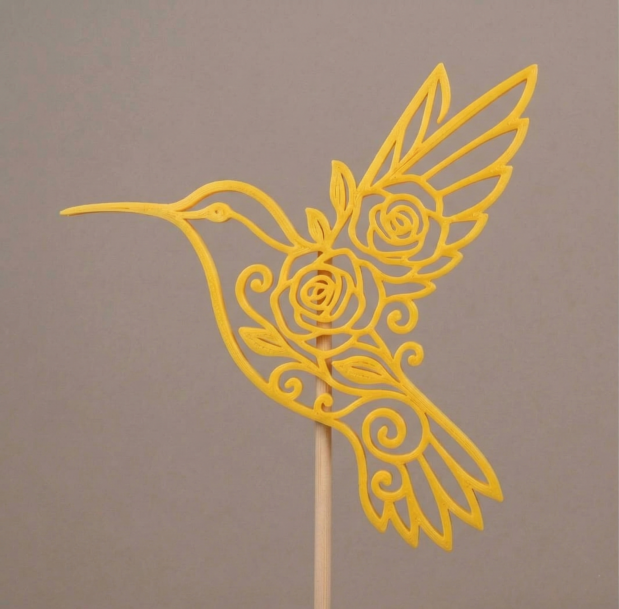 Pics décoratifs colibri floral (Lot 20)