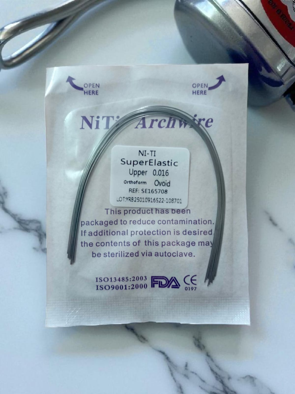 Ni-Ti SuperElastic Upper Archwire 0.016