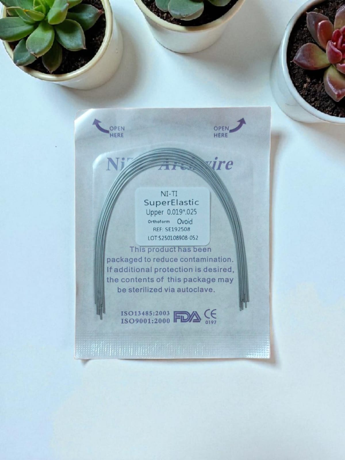 SuperElastic Orthodontic Archwire