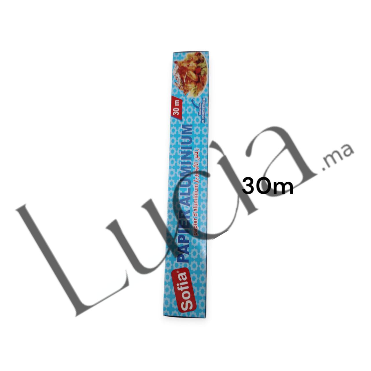 SOFIA Papier aluminium 30m ورق الالمنيوم