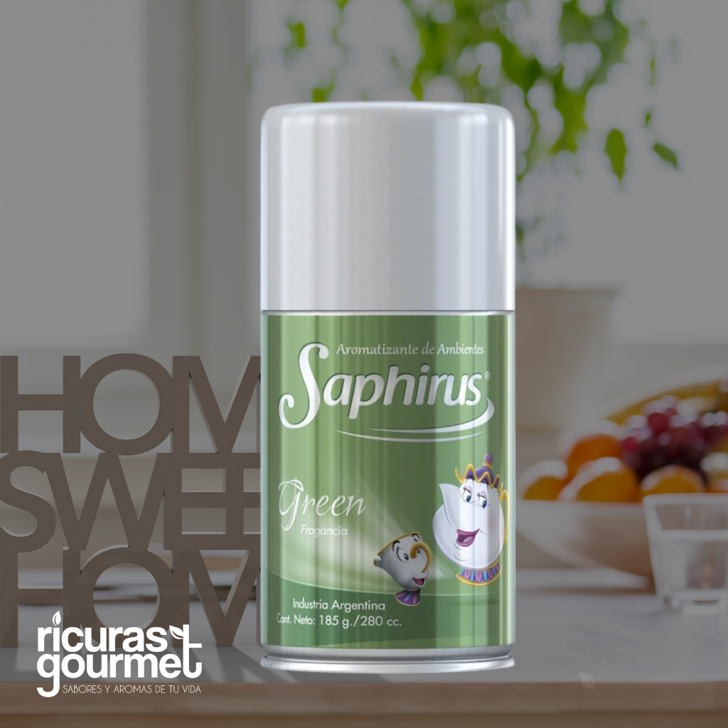 Aromatizante de Ambientes Saphirus Green