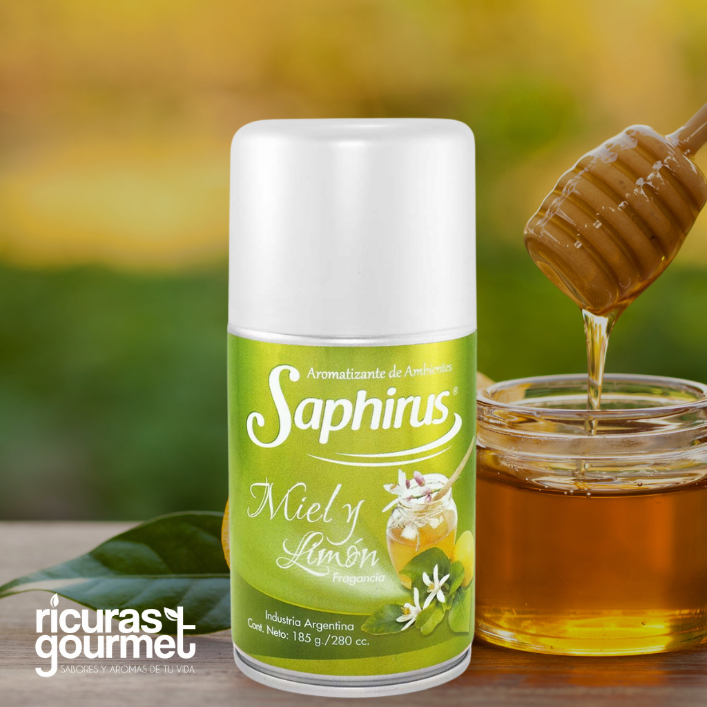 Aromatizante de ambientes Saphirus Miel y Limón