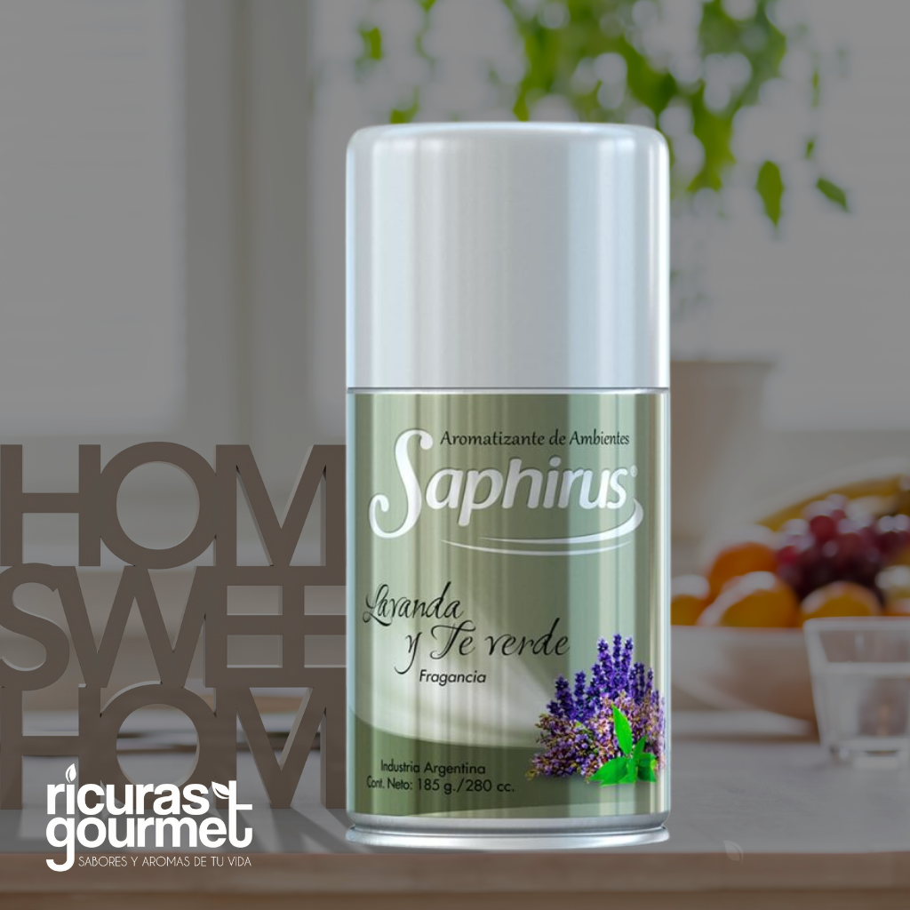 Aromatizante de Ambientes Saphirus Lavanda y Té Verde