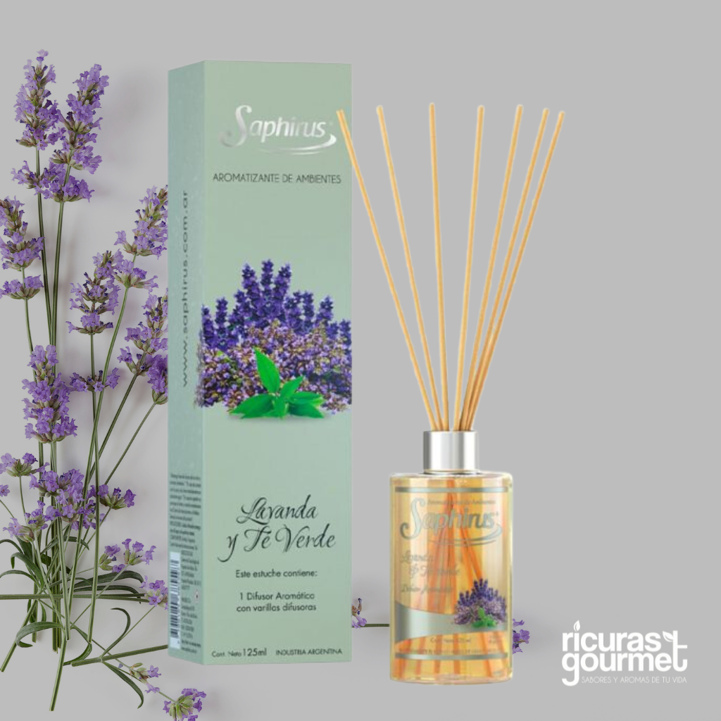 Difusor Saphirus Lavanda y Té Verde