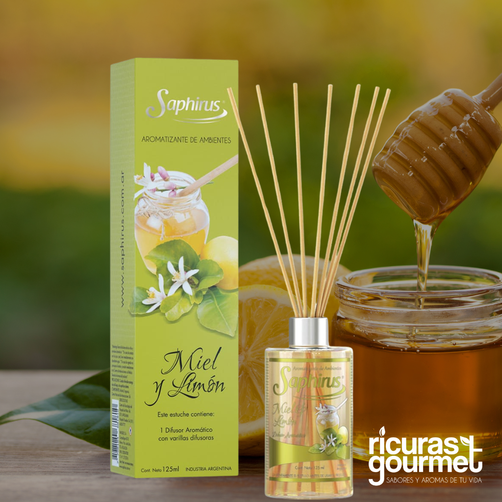 Difusor aromatizante Saphirus Miel y Limón