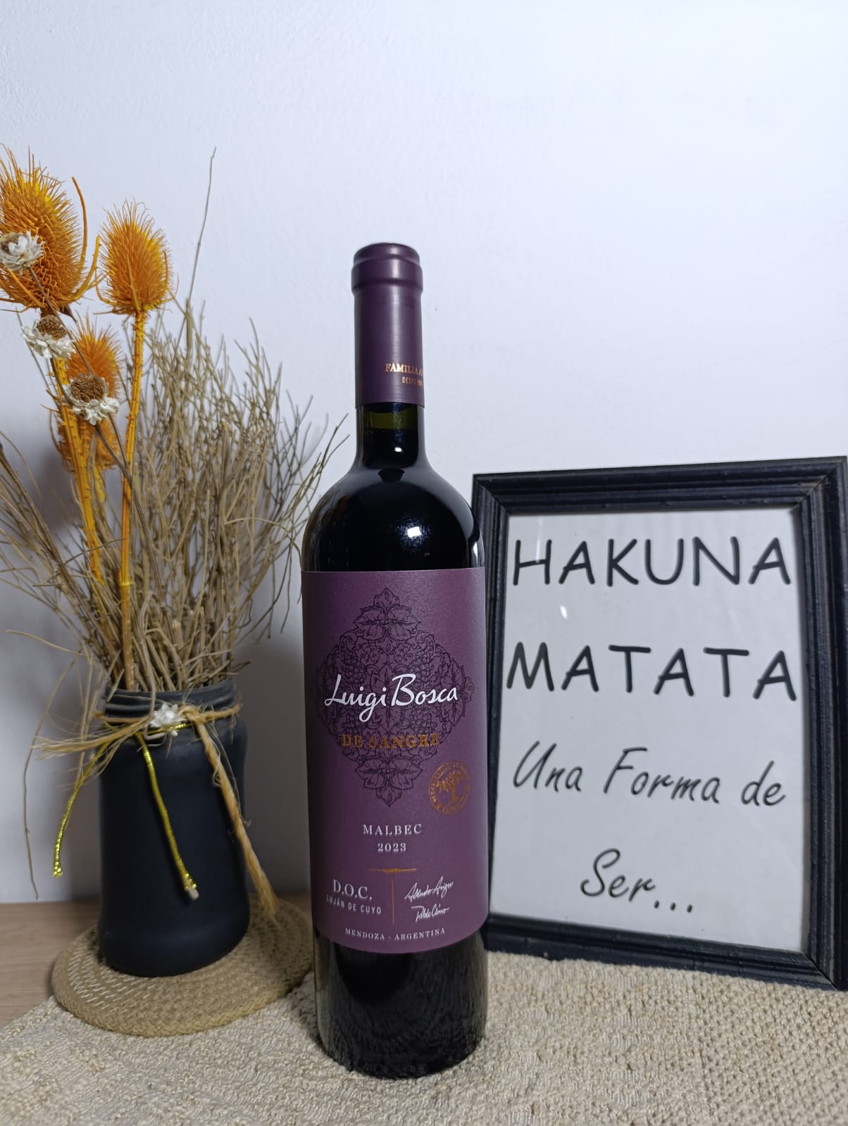 Vino Luigi Bosca "De Sangre Malbec D.O.C"