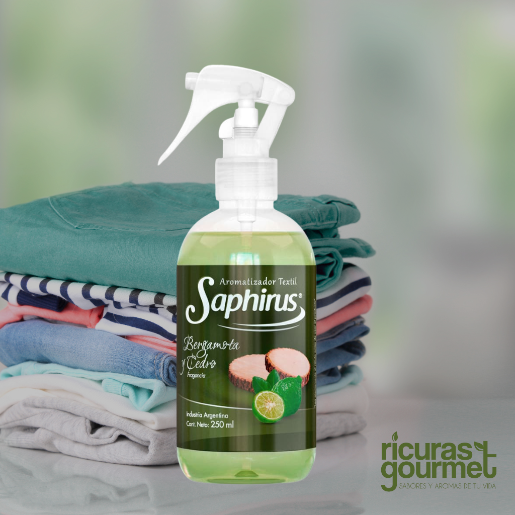 Perfumina Textil Saphirus Bergamota & Cedrón