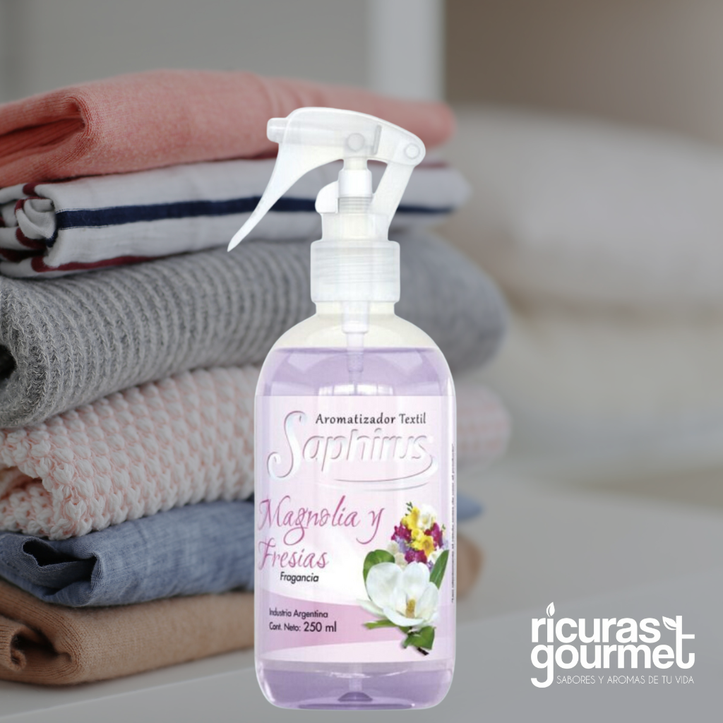 Perfumina Textil Saphirus Magnolia y Fresias