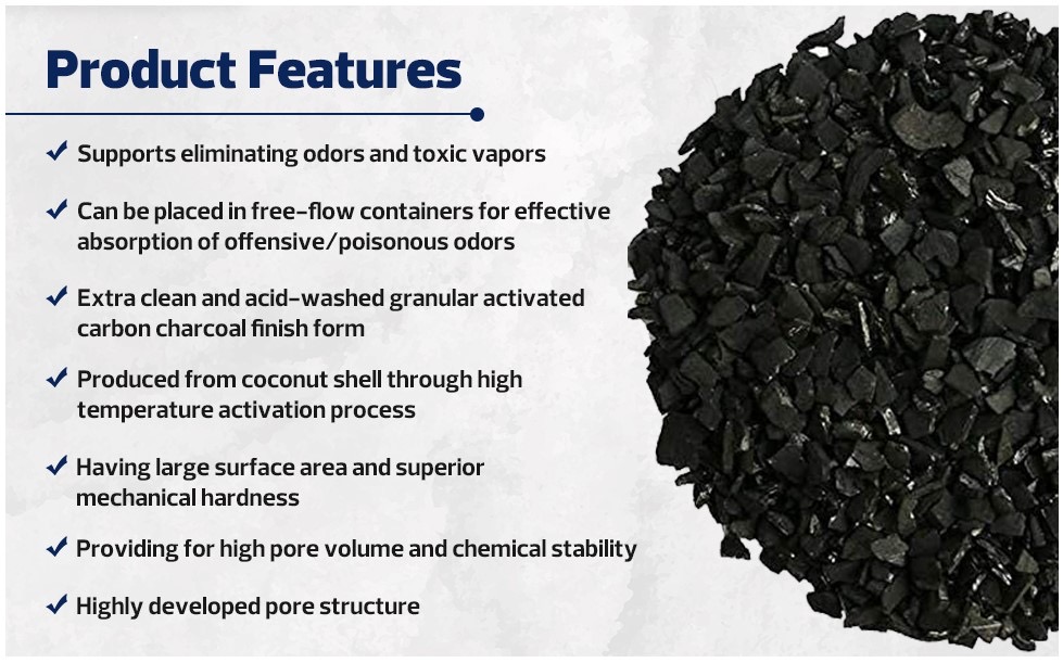 Catalytic Activated Coconut Shell Carbon – 1/2 Cubic Feet | 12×40 Mesh Media for Chloramine, Hydrogen Sulfide & VOC Removal | High-Performance Water Filtration