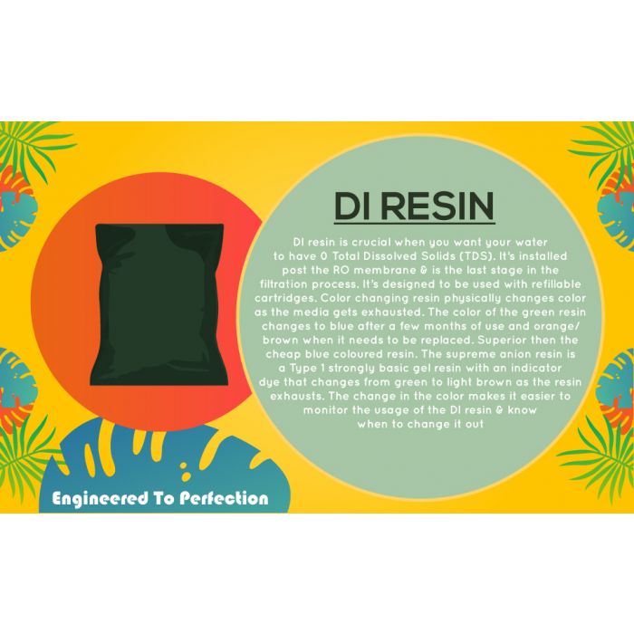 Aquarium Reef Reverse Osmosis Pure RO/DI Water Filtration System | 100 GPD | 3 Stage